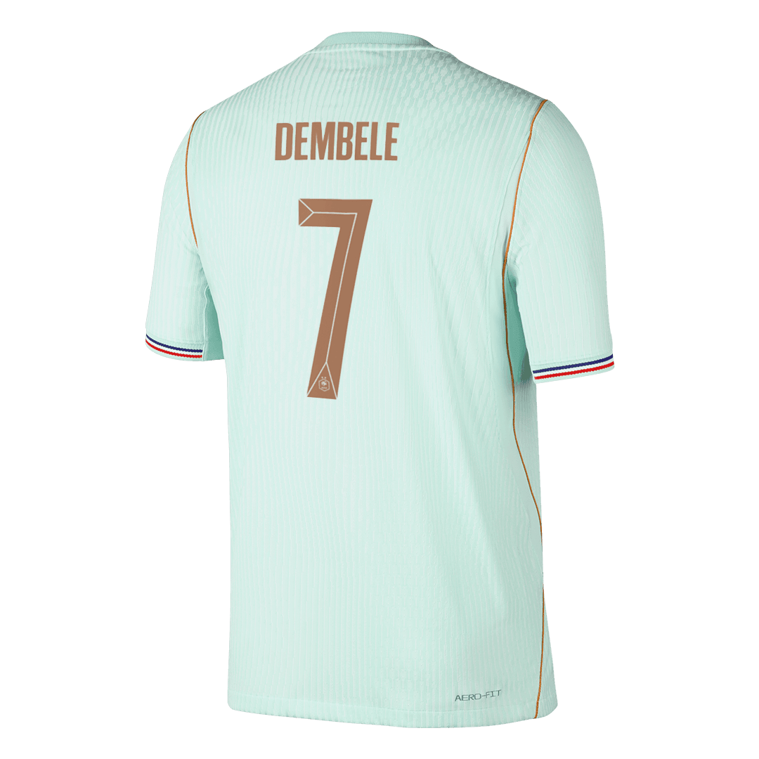 DEMBELE #7 Player Version France Away Soccer Jersey World Cup 2026 Green
