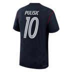 PULISIC #10 Player Version USA Away Soccer Jersey World Cup 2026 Black