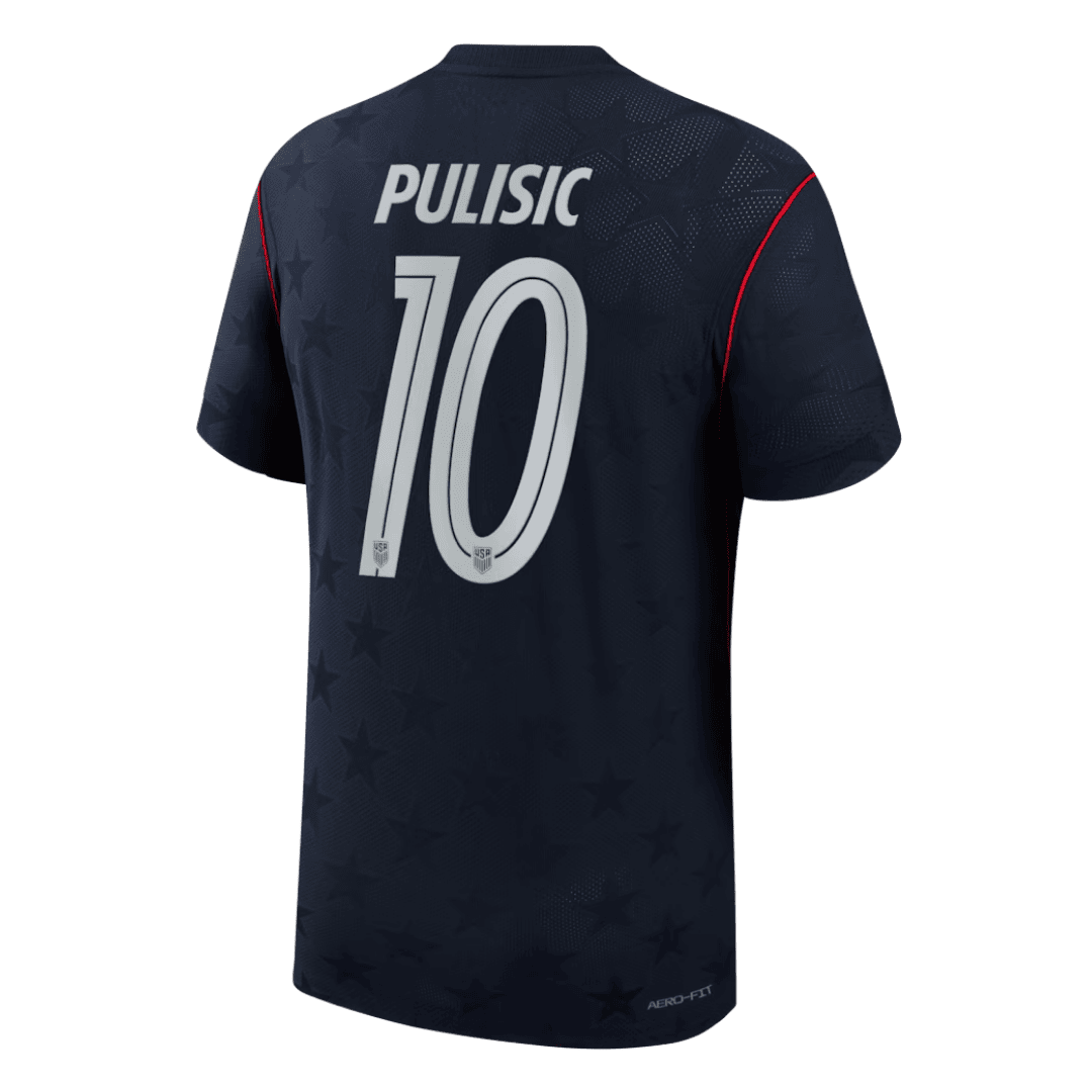 PULISIC #10 Player Version USA Away Soccer Jersey World Cup 2026 Black