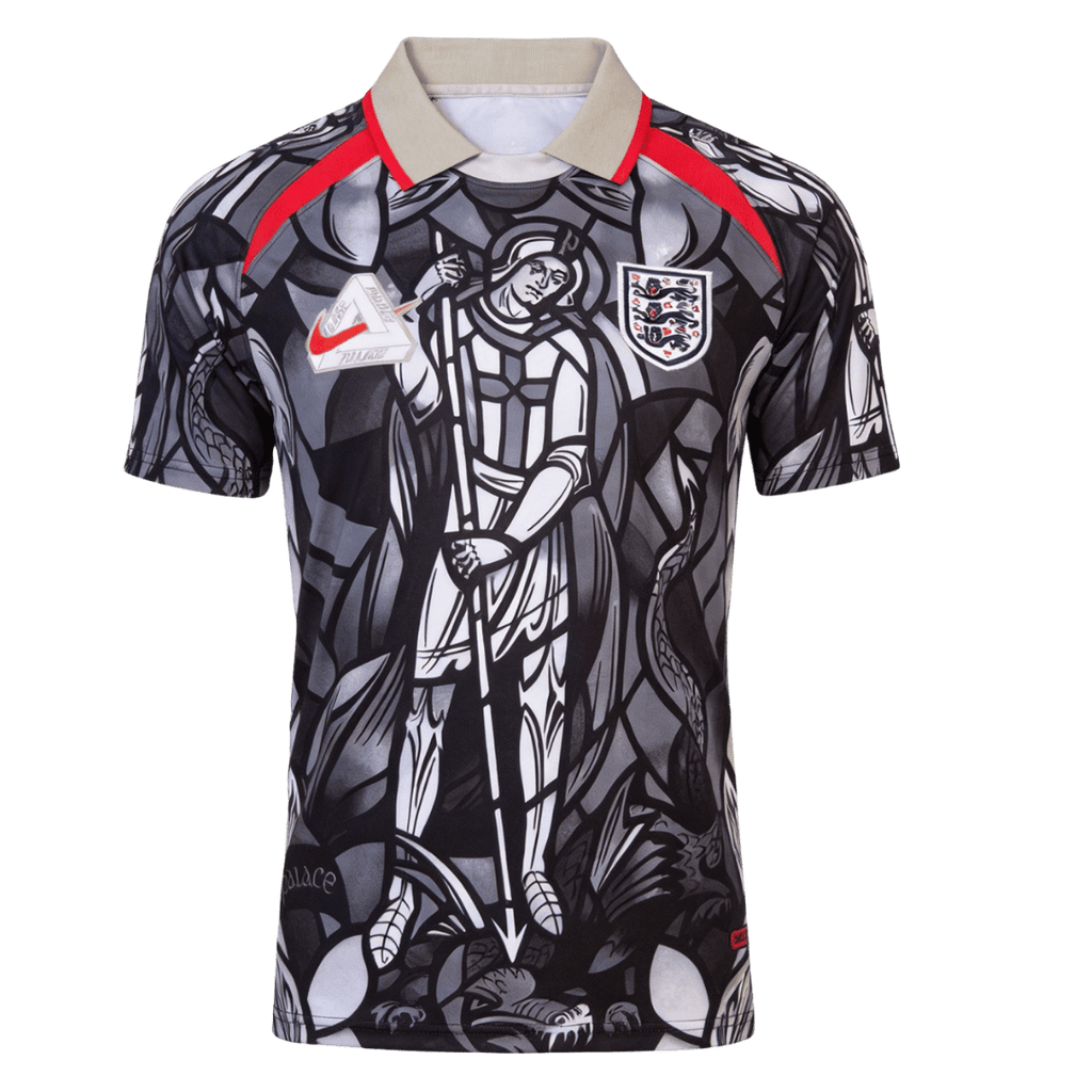 England x Palace Pre-Match Jersey World Cup 2026 Black&White