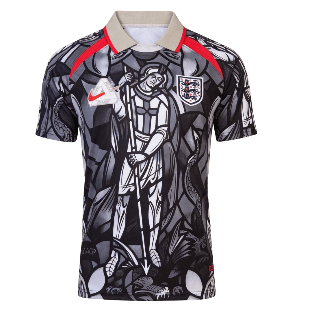 England x Palace Pre-Match Jersey World Cup 2026 Black&White