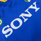 Retro 95/96 Juventus Away Soccer Jersey Blue