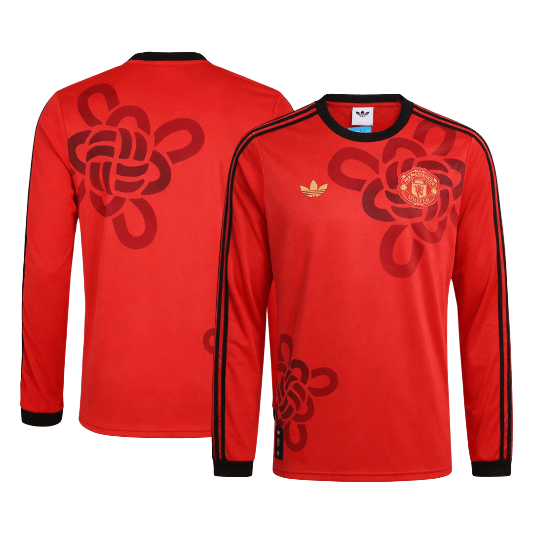 Manchester United CNY Long Sleeve Soccer Jersey 25/26 Red