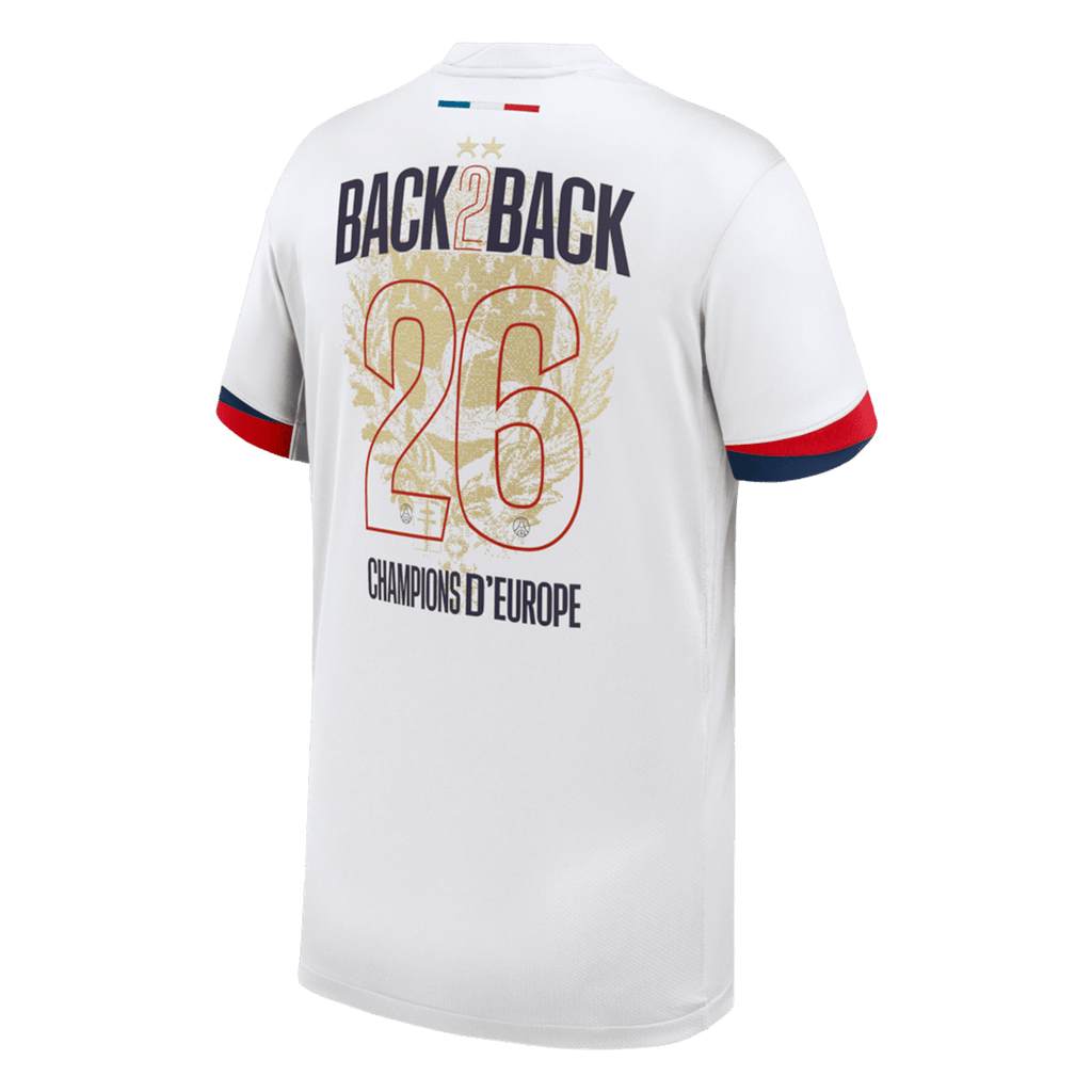 Champions of Europe #26 PSG Away Jersey 2025/26