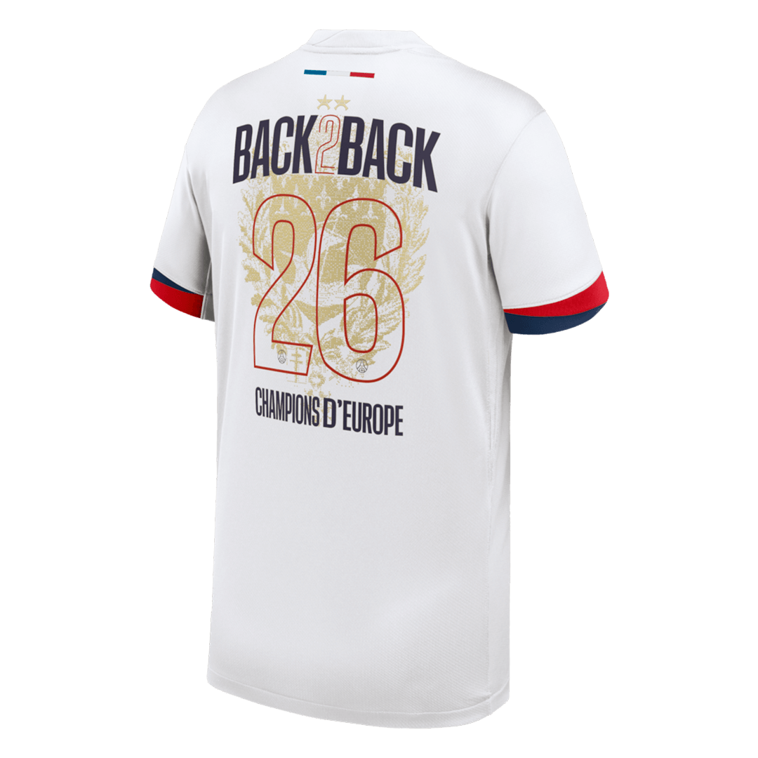Champions of Europe #26 PSG Away Jersey 2025/26