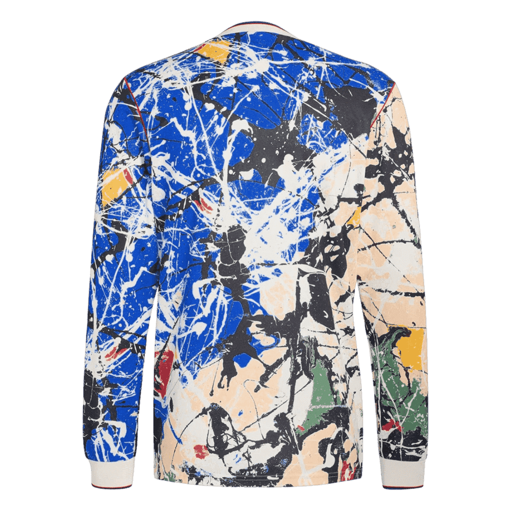 Manchester United x Stone Roses Long Sleeve Soccer Jersey 25/26 Blue