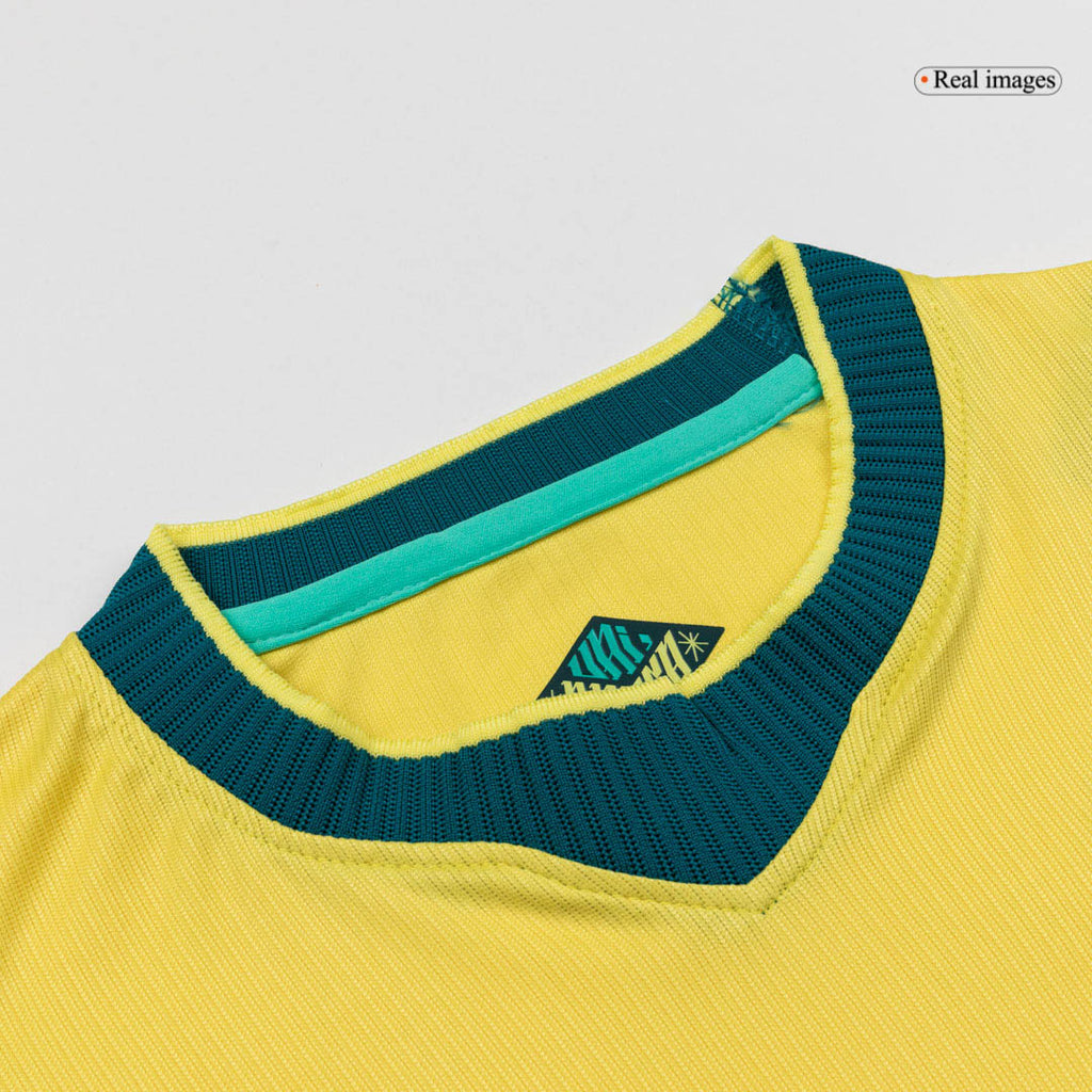 Kid's Brazil Home Soccer Jersey Kit(Jersey+Shorts) World Cup 2026 Yellow