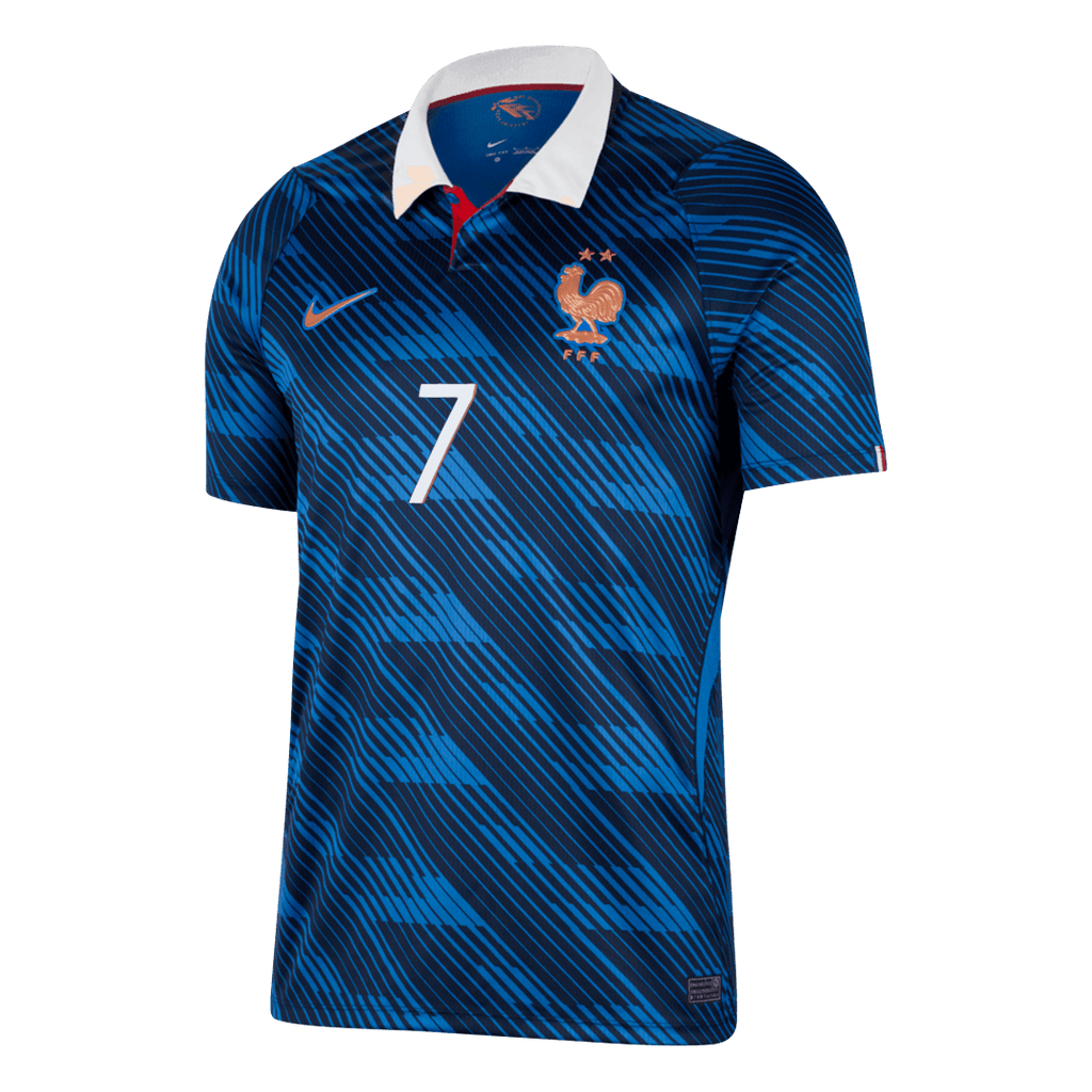 DEMBELE #7 France Home Soccer Jersey World Cup 2026 Blue