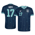 WIRTZ #17 Player Version Germany Away Soccer Jersey World Cup 2026 Navy
