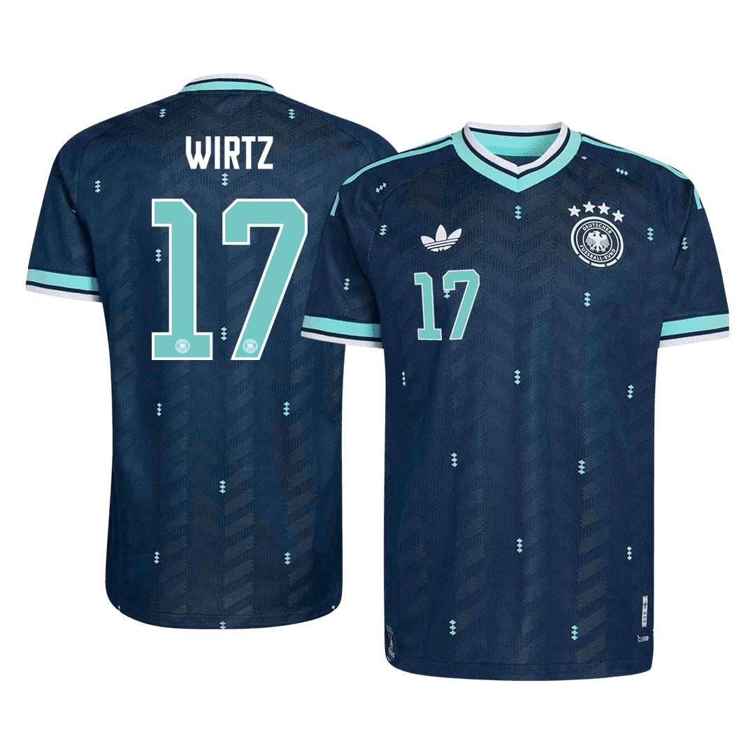 WIRTZ #17 Player Version Germany Away Soccer Jersey World Cup 2026 Navy