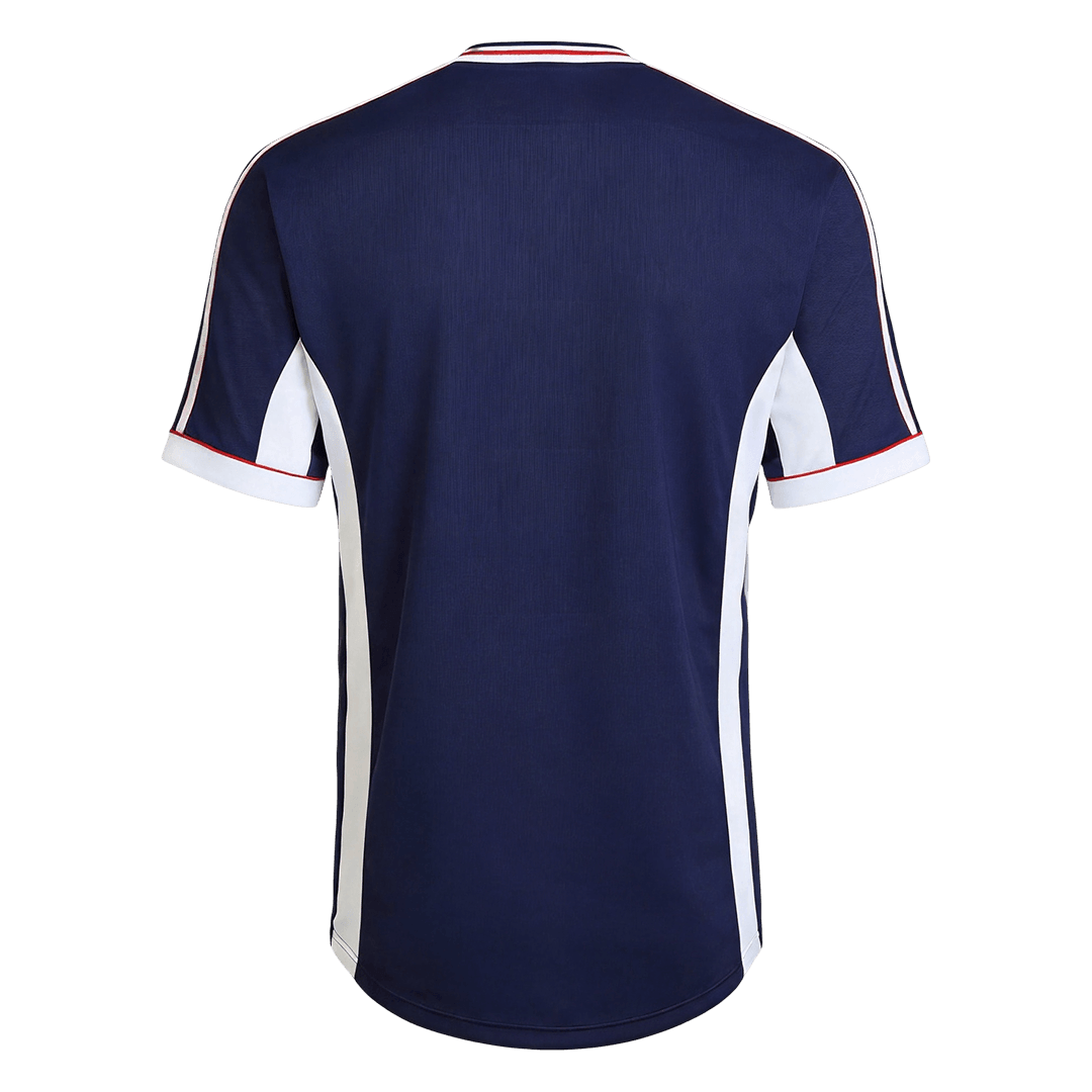 Men Retro Fan Version Yugoslavia Home Soccer Jersey World Cup 1998 Navy
