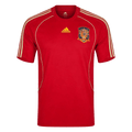 Men Retro Fan Version 2008 Spain Home Soccer Jersey Short Sleeve Red