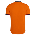 Men Retro Fan Version 98/99 Barcelona Third Soccer Jersey Short Sleeve Orange