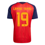 LAMINE YAMAL #19 Spain Home Soccer Jersey World Cup 2026 Red