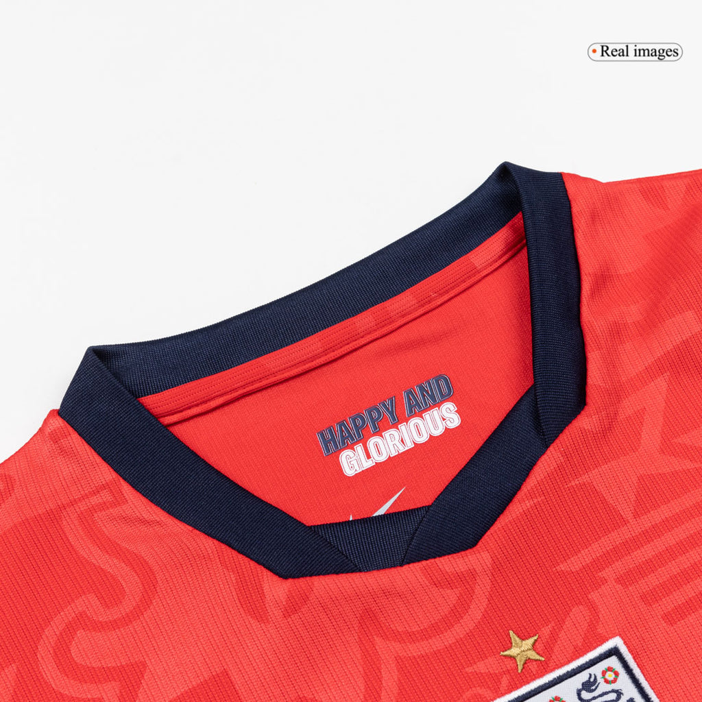 Kid's England Away Soccer Jersey Kit(Jersey+Shorts) World Cup 2026 White