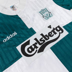 Retro 95/96 Liverpool Away Soccer Jersey Blue&White