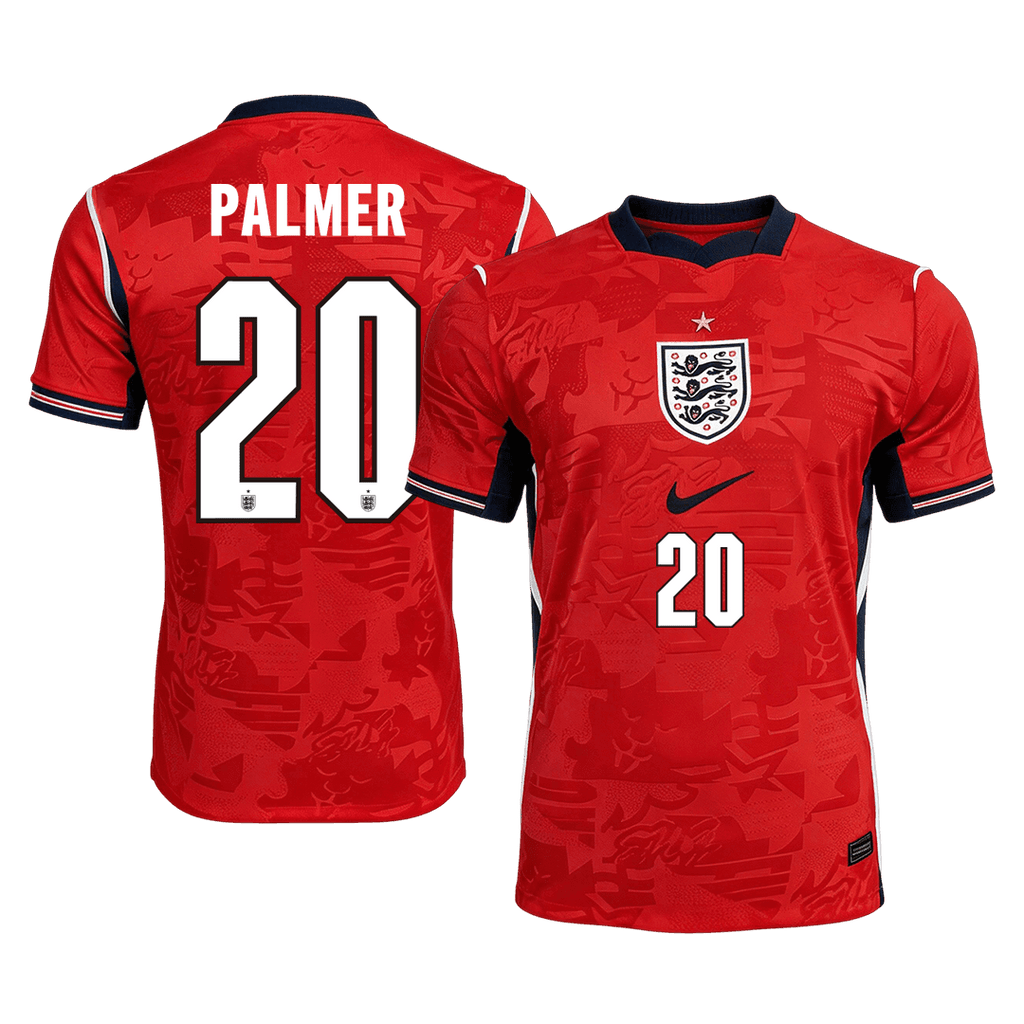 PALMER #20 Player Version England Away Soccer Jersey World Cup 2026 Red