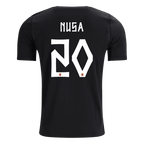 NUSA #20 Norway Away Soccer Jersey World Cup 2026 Black