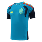 Player Version Spain Pre-match Soccer Jersey Kit(Jersey+Shorts) World Cup 2026 Blue