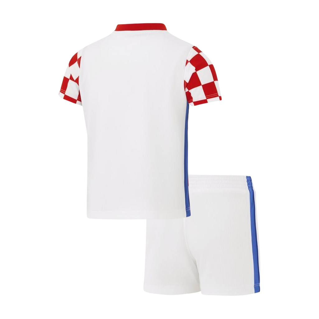 Kids Fan Croatia Home Soccer Jersey Kit (Jersey+Shorts) World Cup 2026 Red&White