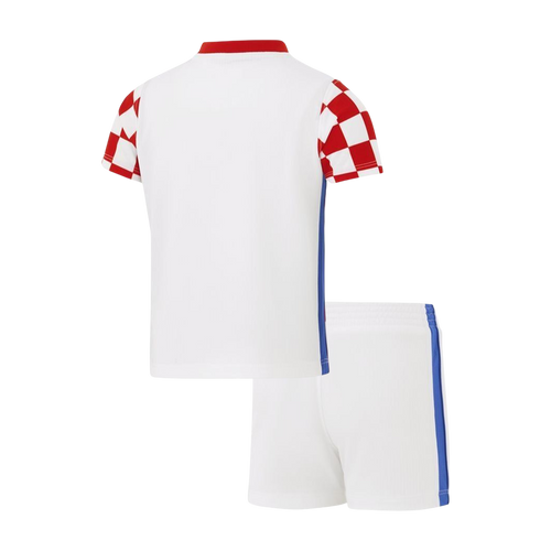Kids Fan Croatia Home Soccer Jersey Kit (Jersey+Shorts) World Cup 2026 Red&White