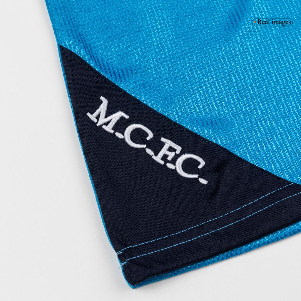 Retro 99/01 Manchester City Home Soccer Jersey Blue