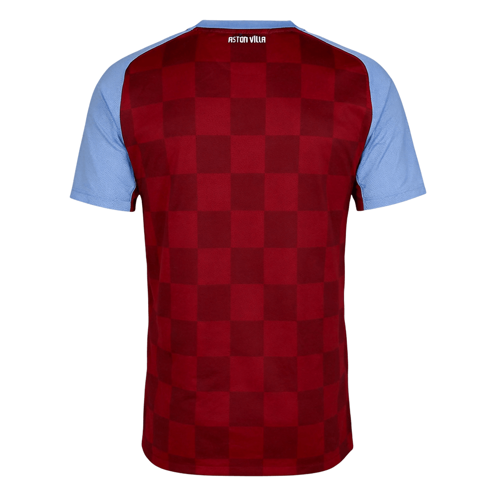Men Retro Fan Version 11/12 Aston Villa Home Short Sleeve Red