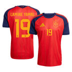 LAMINE YAMAL #19 Spain Home Soccer Jersey World Cup 2026 Red