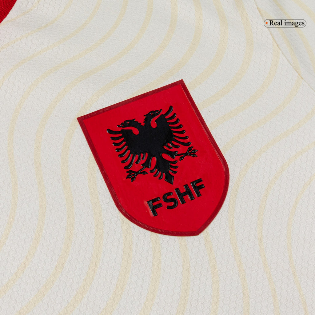 Albania Away Soccer Jersey World Cup 2026 White