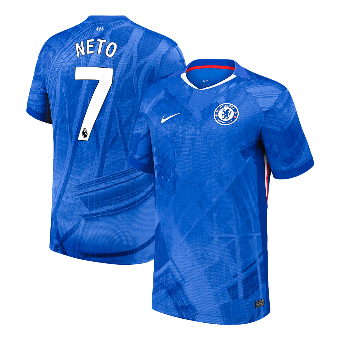 Chelsea 2025/26 Home Soccer Jersey - NETO #7