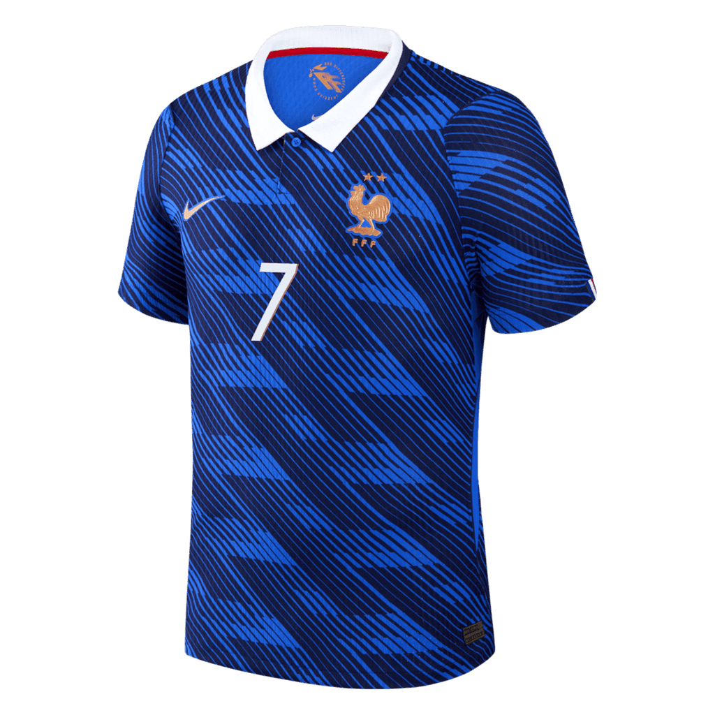 DEMBELE #7 Player Version France Home Soccer Jersey World Cup 2026 Blue