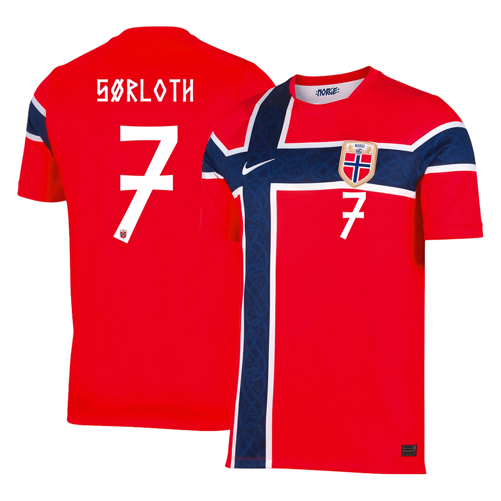 SØRLOTH #7 Norway Home Jersey World Cup 2026