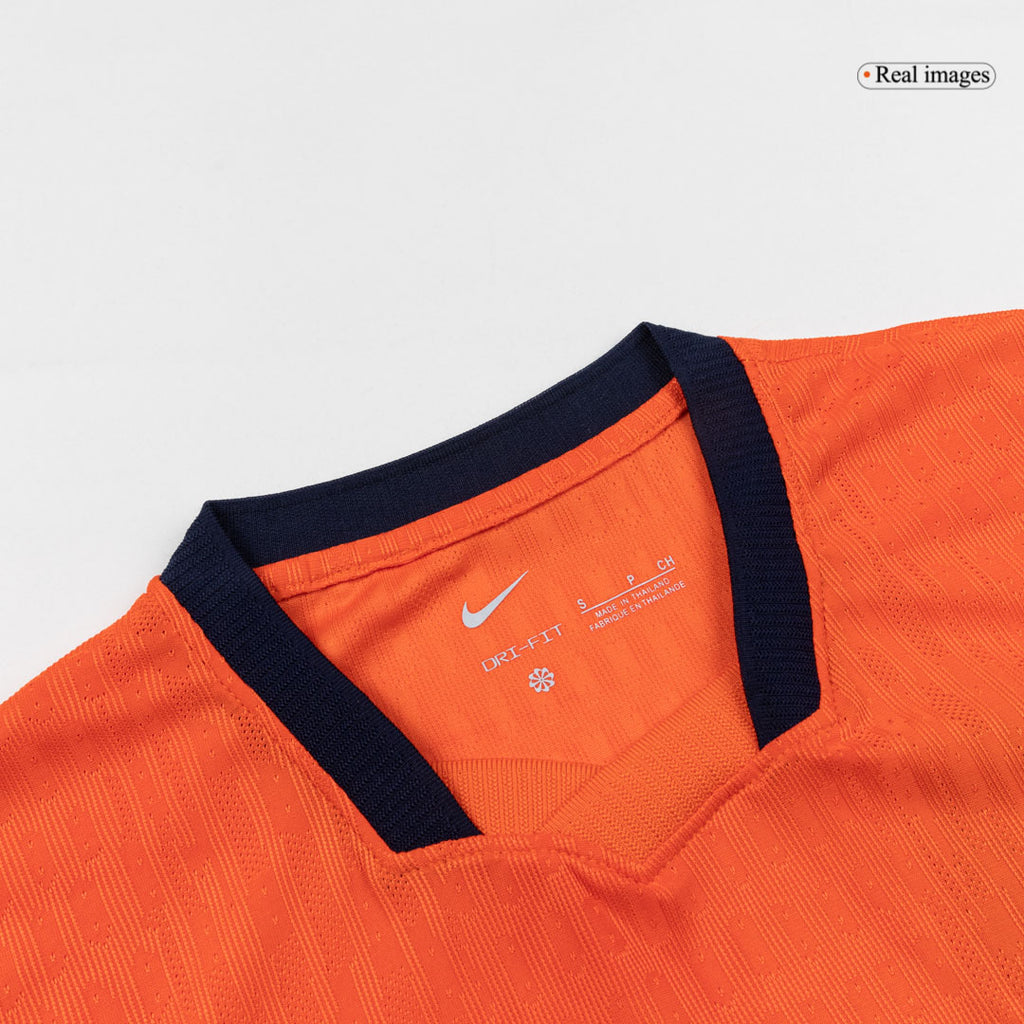 Player Version Netherlands Home Soccer Jersey World Cup 2026 Orange