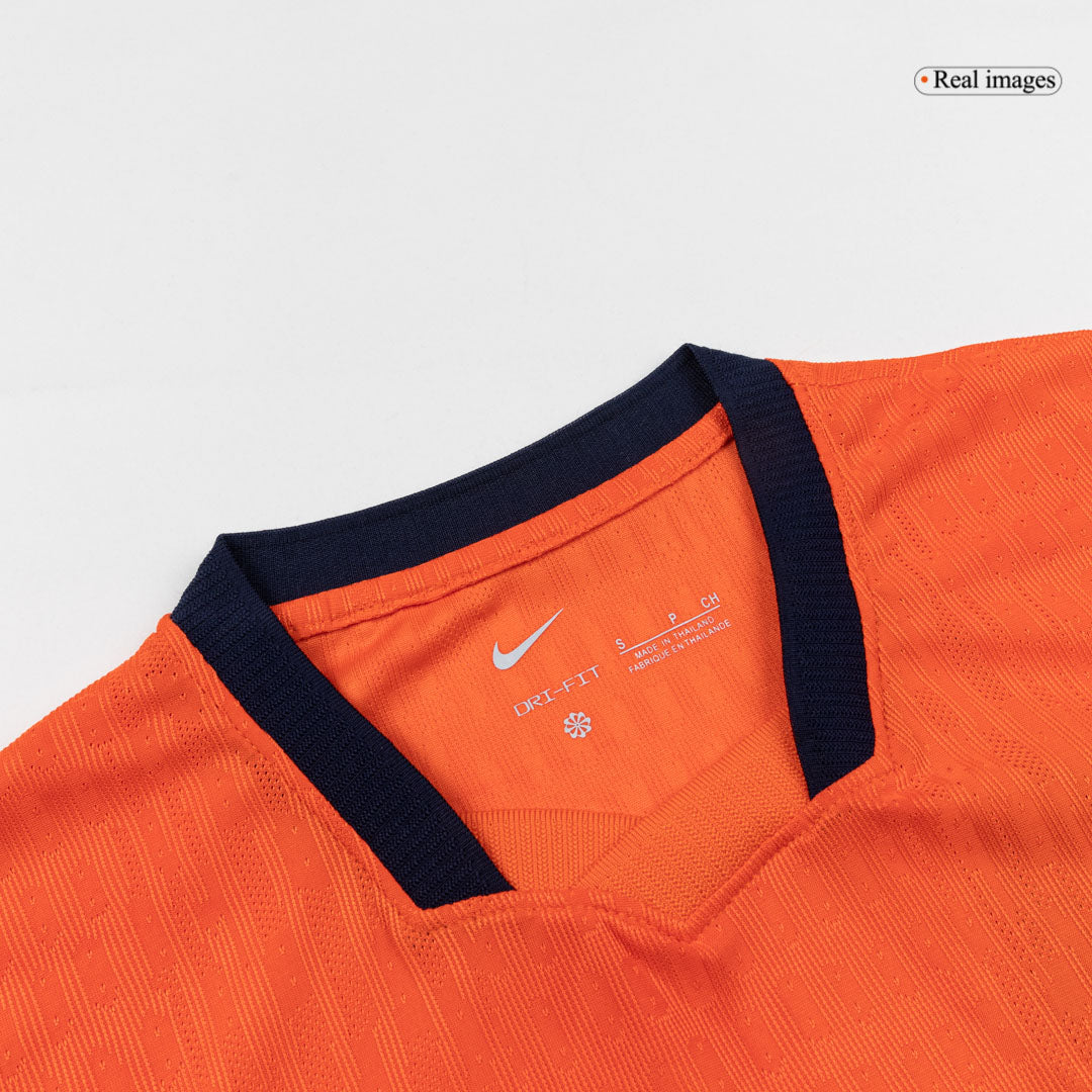 Player Version Netherlands Home Soccer Jersey World Cup 2026 Orange