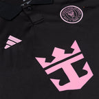 Kid's Inter Miami Away Soccer Jersey Kit(Jersey+Shorts) 2026 Black