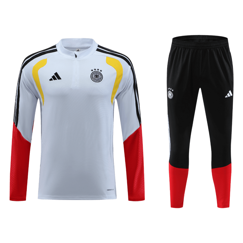 Kid's Germany Zipper Sweatshirt Kit(Top+Pants) 2026 White