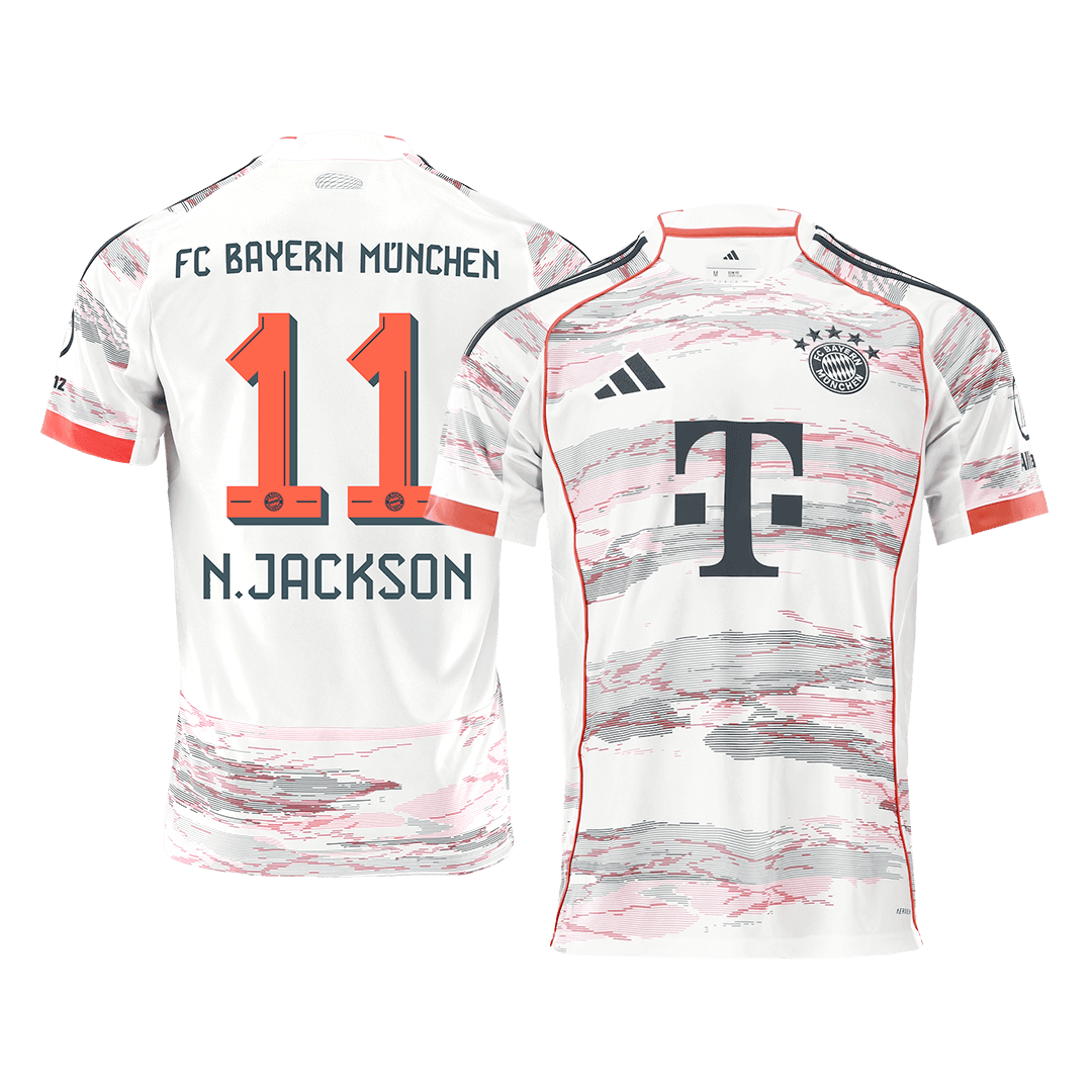 Bayern Munich 2025/26 Away Soccer Jersey - N.JACKSON #11