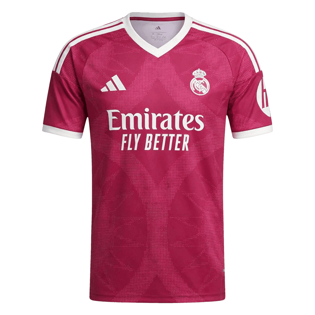 Men Fan 26/27 Real Mardid Third Soccer Jersey Short Sleeve Red