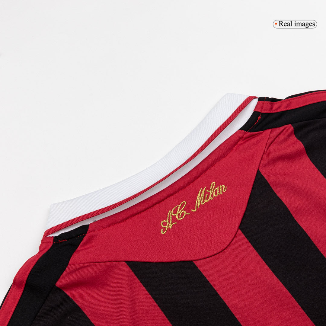 Retro 09/10 AC Milan Home Soccer Jersey Red&Black