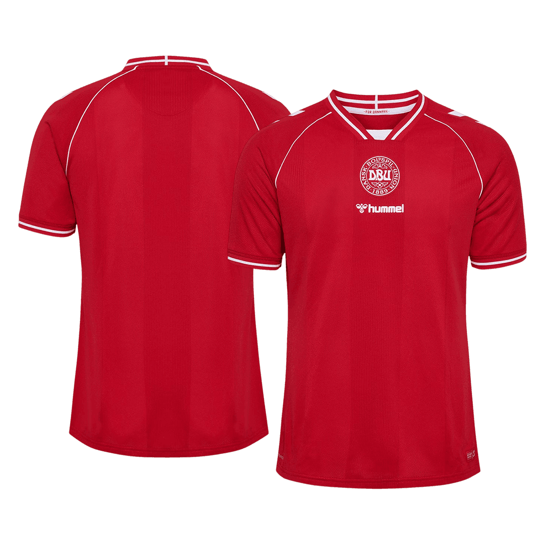 Men Fan Denmark Home Soccer Jersey World Cup 2026 Red