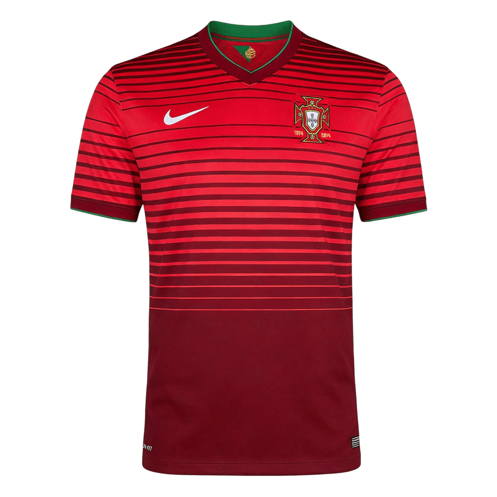 Men Retro Fan Version 2014 Portugal Special Soccer Jersey Red