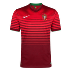 Men Retro Fan Version 2014 Portugal Special Soccer Jersey Red
