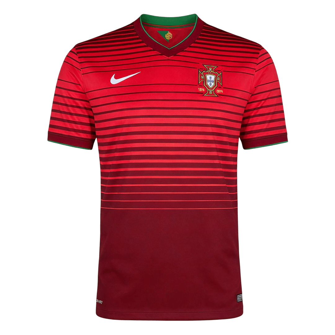 Men Retro Fan Version 2014 Portugal Special Soccer Jersey Red