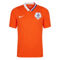 Men Retro Fan Version 2008 Netherlands Home Soccer Jersey Orange