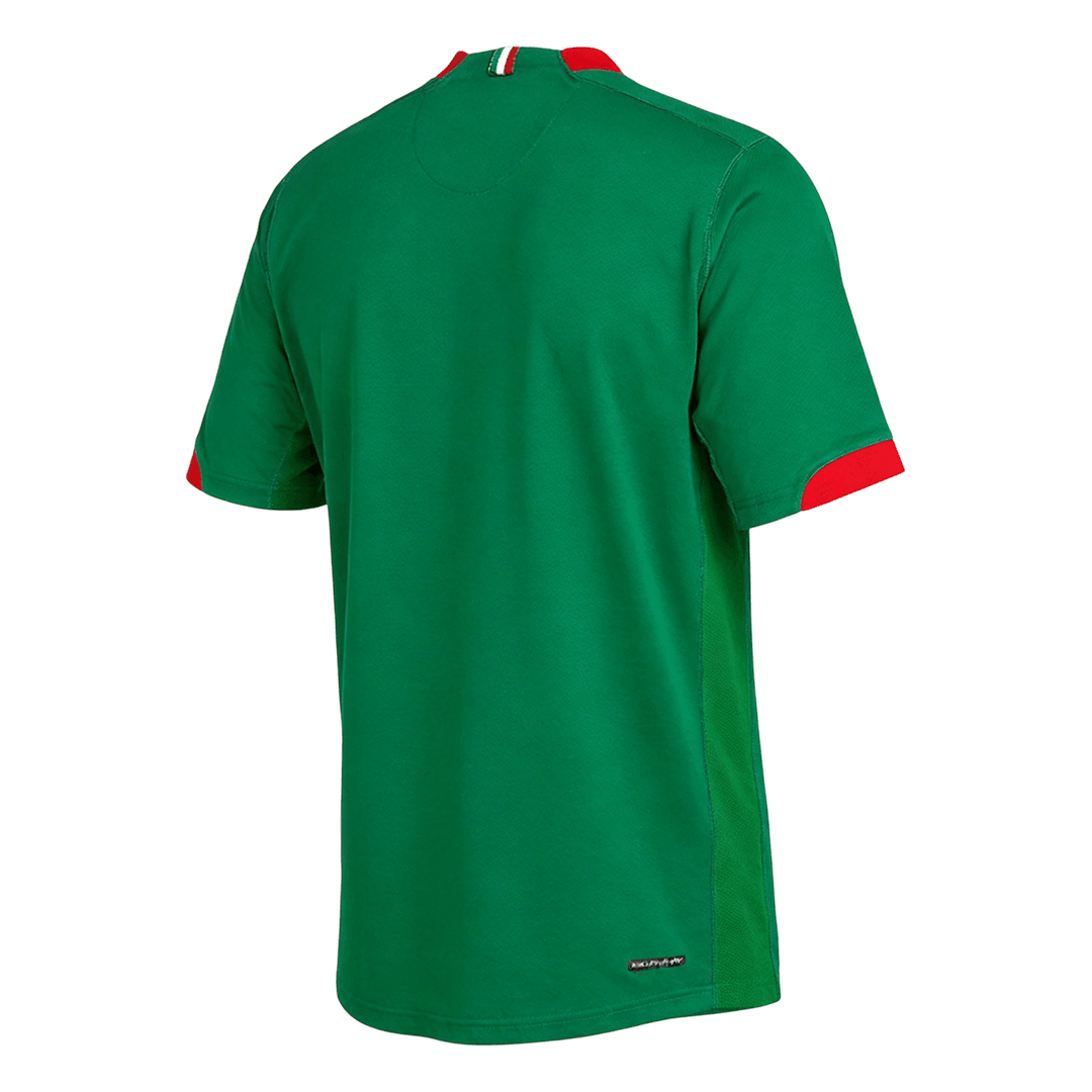 Men Retro Fan Version Mexico Home Soccer Jersey World Cup 2006 Green