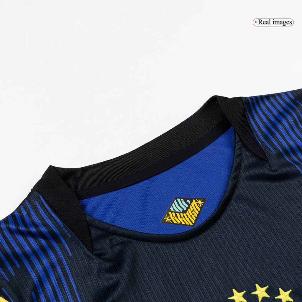 VINI JR. #7 Brazil Away Soccer Jersey World Cup 2026 Navy