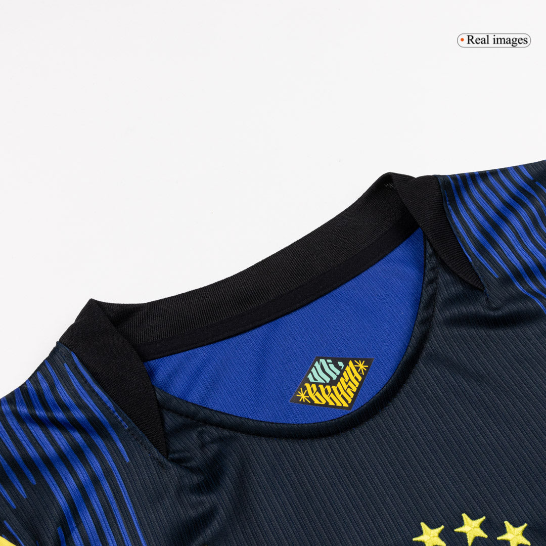 VINI JR. #7 Brazil Away Soccer Jersey World Cup 2026 Navy