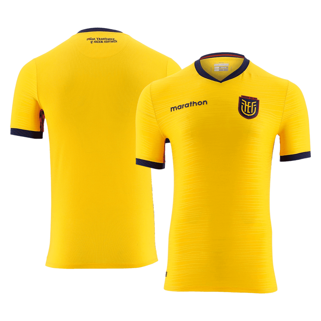 Ecuador Home Soccer Jersey World Cup 2026 Yellow