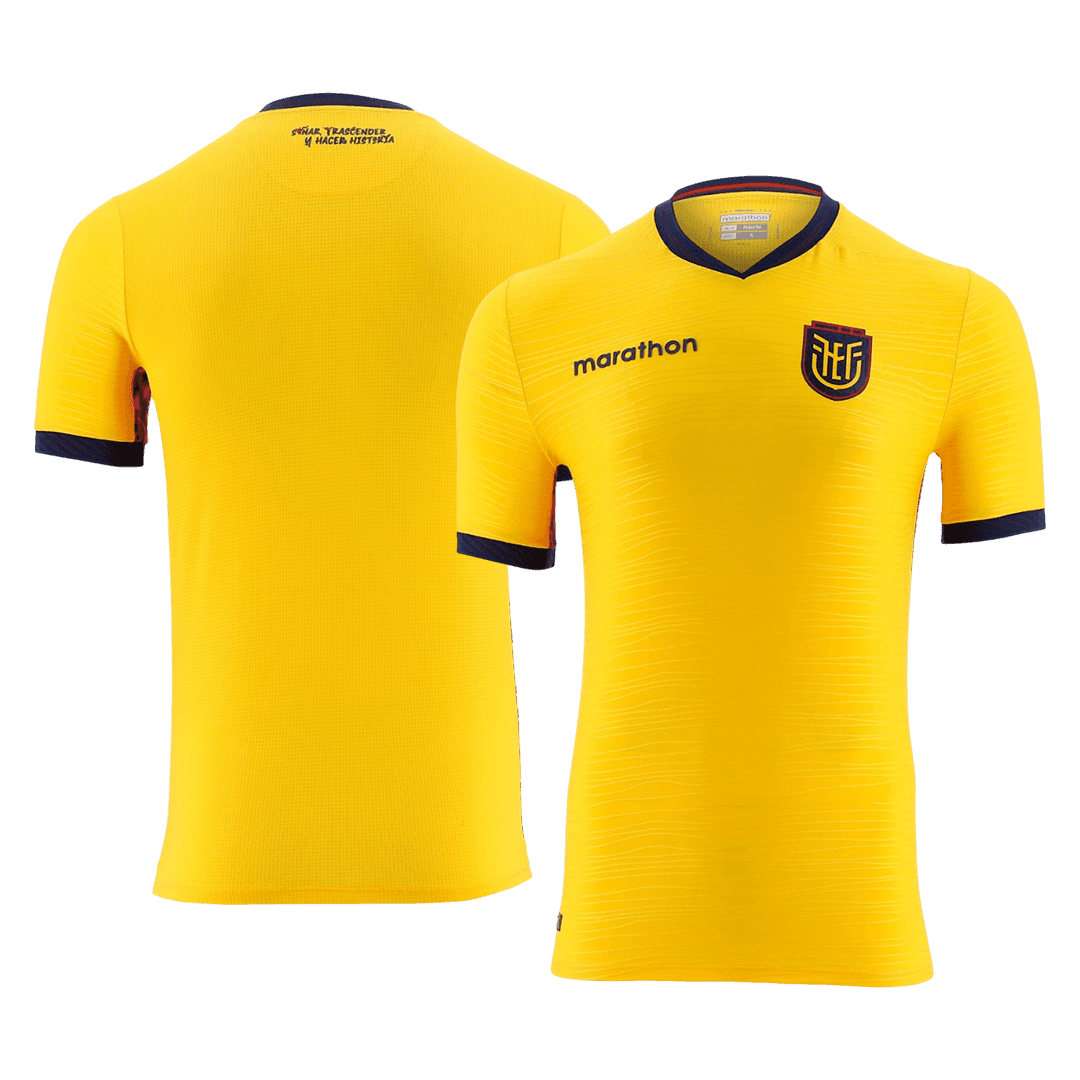 Ecuador Home Soccer Jersey World Cup 2026 Yellow
