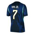 VINI JR. #7 Player Version Brazil Away Soccer Jersey World Cup 2026 Navy